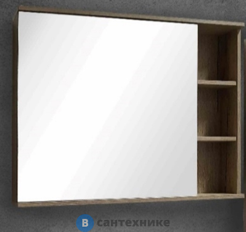 Шкаф-зеркало Grossman ФОРТА-80 универсал. дуб галифакс