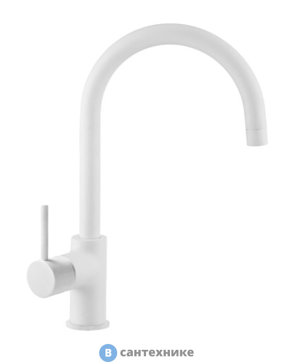 Смеситель AZARIO TASCO AZ-151644316 для кухни, белый матовый