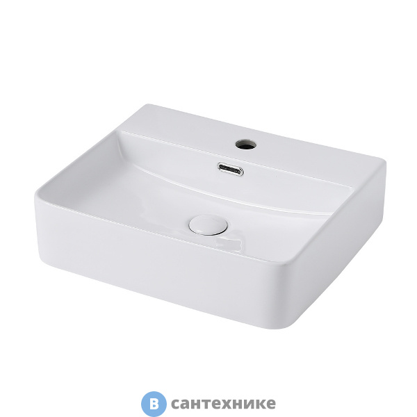 Раковина ABBER Rechteck AC2203 накладная белая