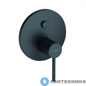 картинка Смеситель Kludi BOZZ 386593976 для душа, чёрный матовый, без внутренней части