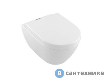 картинка Унитаз подвесной Villeroy & Boch Subway 2.0 5614A101 без сиденья