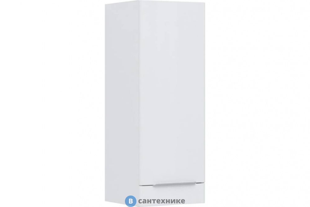 Шкаф-пенал Aquanet Ирис new 30 белый глянец (310155)