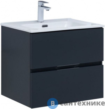 картинка Тумба под раковину Aquanet Алвита new 60 антрацит (277511)