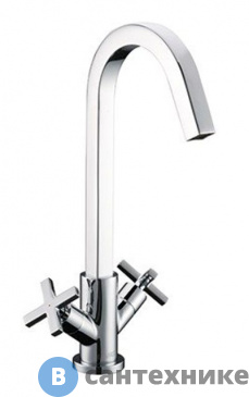 картинка Смеситель WasserKRAFT Weser 7847 для кухни латунь, хромоникелевое покрытие