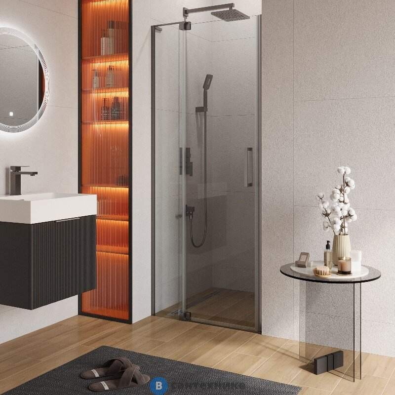 Душевая дверь CEZARES SLIDER-B-1-80/90-C-GM