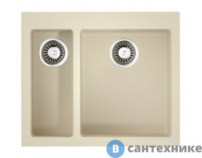 картинка Кухонная мойка OMOIKIRI Bosen 59-2-BE ваниль (4993150)