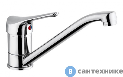 картинка Смеситель Paini 04CR573 Pilot для кухни, хром