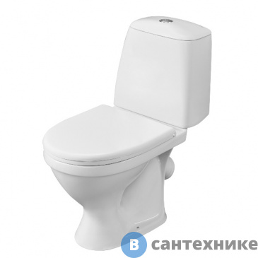 картинка Унитаз-компакт Santeri Соната белый (+арм, крепл.,сид.)