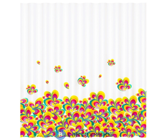 Шторка для ванной WasserKRAFT Leine SC-50101 Полиэстер