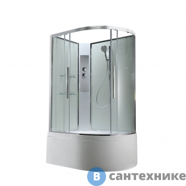 картинка Душевая кабина AvaCan EM5812LNT без крыши прозрачная (EM5812LNT)