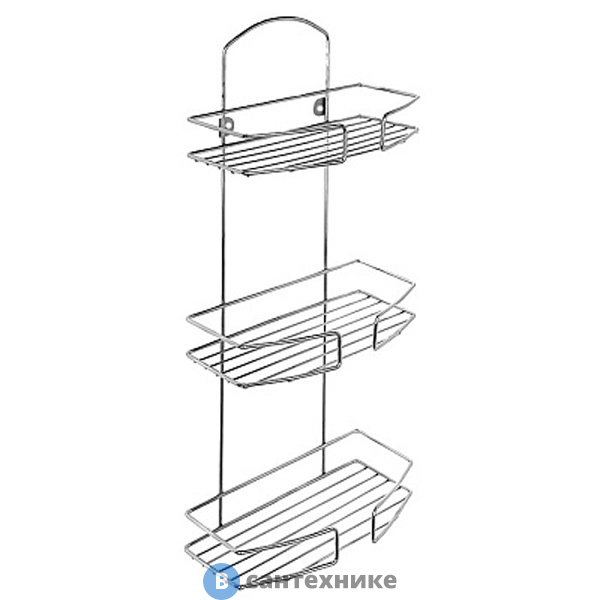 Полка Milardo 013W030M44 трехярусная прямая