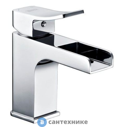 Смеситель WasserKRAFT Aller 1069 каскадный для раковины латунь, хромоникелевое покрытие