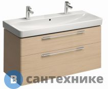 Тумба под раковину Keramag SMYLE 805123000 /116,8х62,5х46,1/ (светлый вяз)