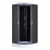 Душевая кабина Loranto CS-6690-13GB 90*90*215 черный кирпичный узор, прозр. стекло, профиль черный