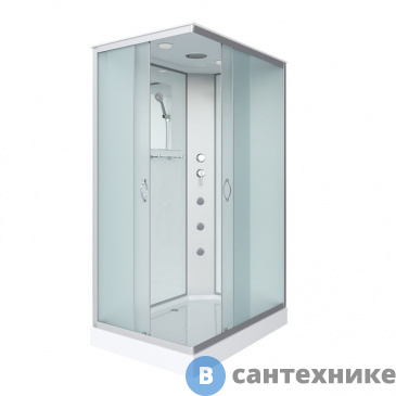 картинка Душевая кабина Niagara NG-43285-14QG (1200х800х2150) низкий поддон (13 см) стекло матовое