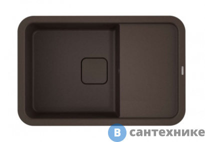 картинка Кухонная мойка OMOIKIRI Tasogare-78-DC темный шоколад (4993749)