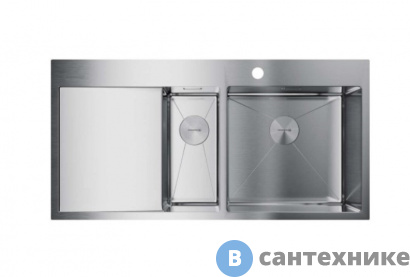 картинка Кухонная мойка OMOIKIRI Akisame 100-2-IN-R (4973547)