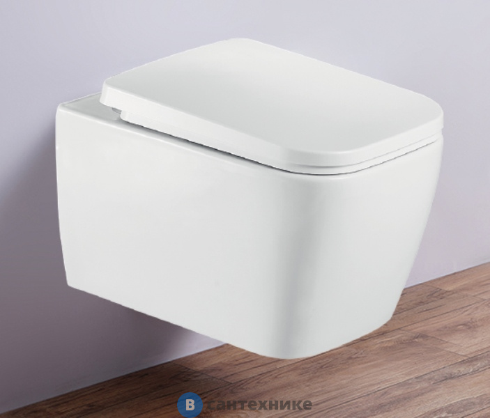 Унитаз подвесной ESBANO TIRON-C (White) (485x335x285)