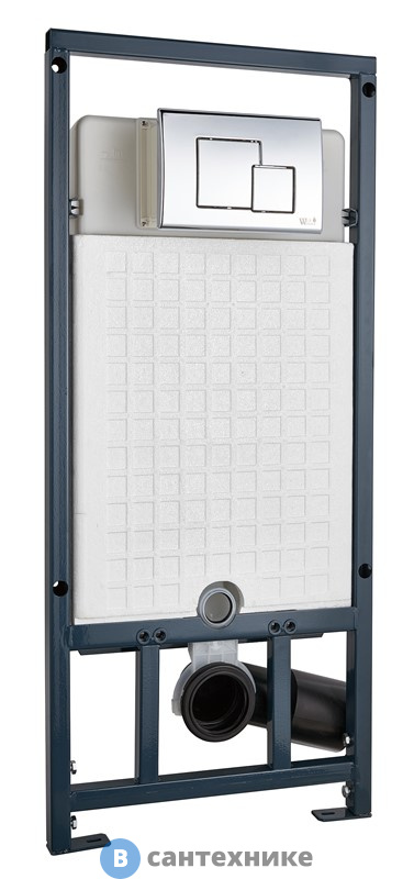 Инсталляция WELTWASSER WW MARBERG 507 SE для унитаза, кнопка квадратная