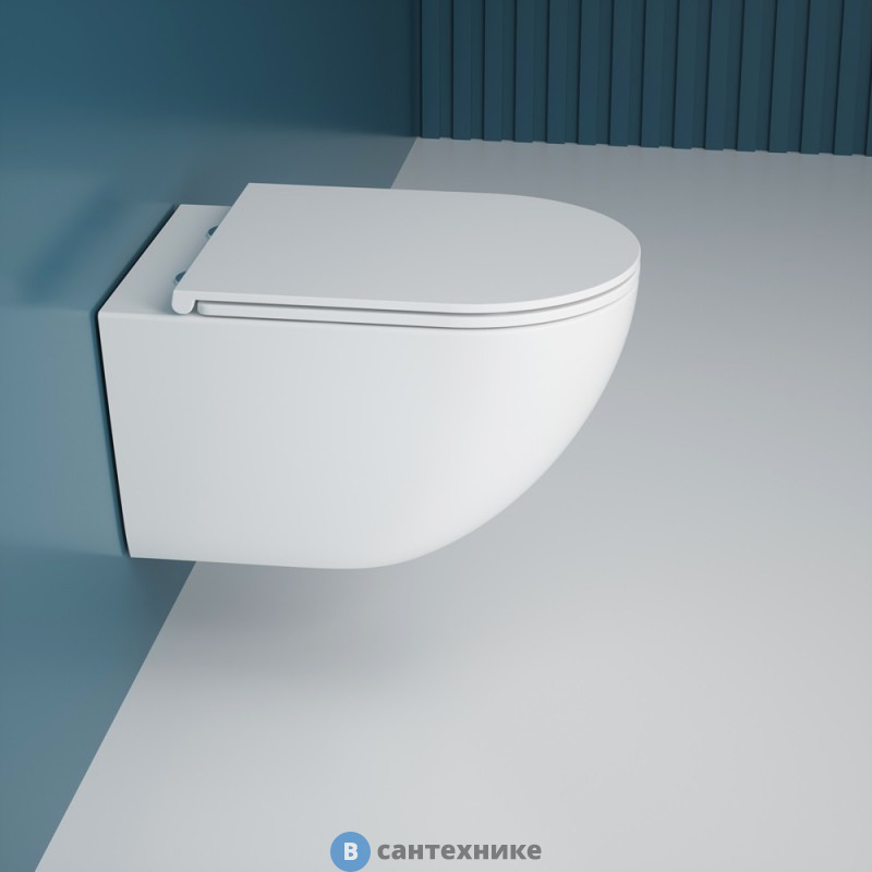 Унитаз подвесной ESBANO FORTEX-53T сиденье дюропласт