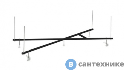 картинка Каркас Aquanika (180*80) A5018070055 (черный)