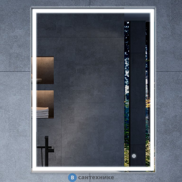 Зеркало Vincea VLM-3VN600 600х800 c сенсорным выключателем и диммером