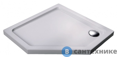 картинка Душевой поддон Black&White P-10 (1000x1000x55)