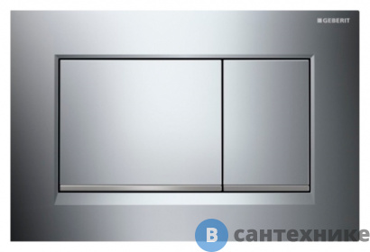 картинка Смывная клавиша Geberit SIGMA 30 115.883.KH.1 (хром глянцевый/хром матовый)