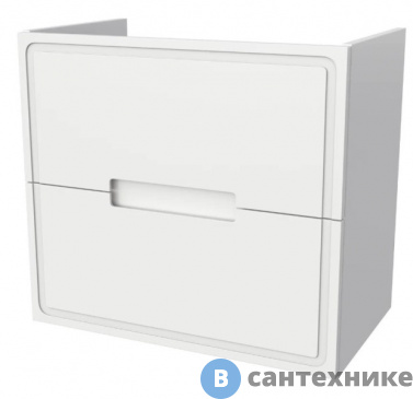 картинка Тумба под раковину Taliente Olejo 65 TA-MBO-65PR-blanco напольно-подвесная, белый глянец