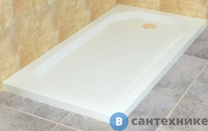 картинка Душевой поддон RGW STYLE /прямоуг 80*140*6 h3,5 (FW5-8 + сифон в компл.) (16183814-11), без сифона