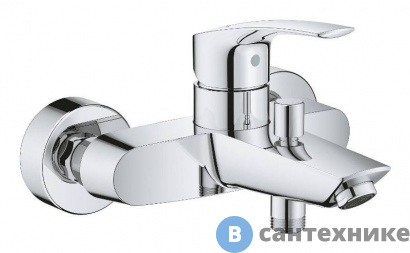 картинка Смеситель Grohe EUROSMART 33300003 для ванны (хром)
