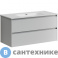 картинка Тумба под раковину Ceramica Nova CENTO 100 CN100W подвесная 2я мдф/мдф белый глянец