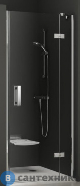 картинка Душевая дверь Ravak Smartline SMSD2-100 A-R хром + Транспарент (0SPAAA00Z1)