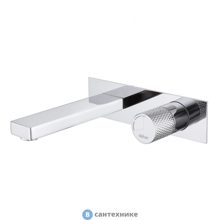 Смеситель ABBER Rund AF8712 для раковины скрытого монтажа, хром