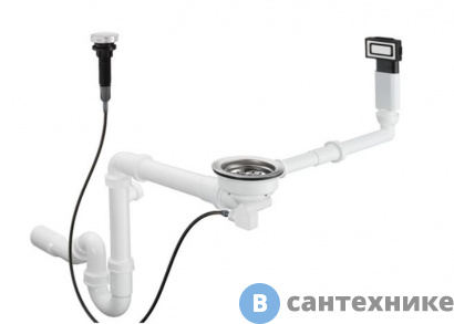 картинка Слив-перелив Hansgrohe 43931800 D14-11 с авт. упр. BSO
