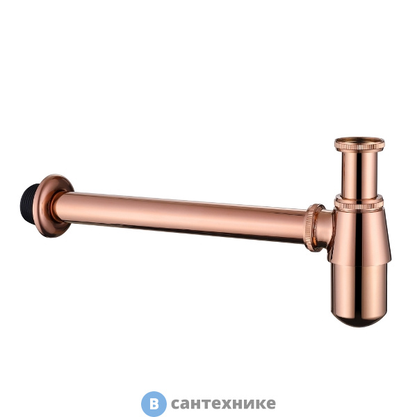 Сифон для раковины ABBER AF0032RG розовое золото