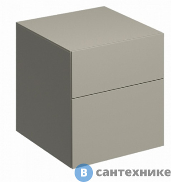 картинка Шкафчик Geberit XENO 500.504.00.1 боковой низкий /45х51х46,2/ (матовый серый)