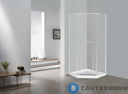 картинка Душевое ограждение ESBANO ESS-90PR-C хром, без поддона