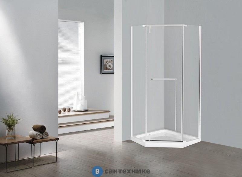 Душевое ограждение ESBANO ESS-90PR-C хром, без поддона