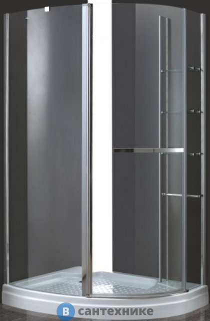 Душевой уголок Cezares ELENA-W-RH-1-120/90-C-Cr-L (1200х900х1950) без поддона