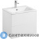 картинка Тумба под раковину Акватон Сохо 60 1A258001AJ010 белый глянец