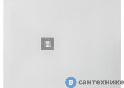 картинка Душевой поддон Hidronatur ATS-120x90U-W Pleasure 1200х900х30мм слив крышка белый камень