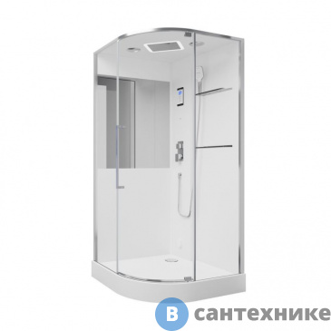 картинка Душевая кабина Black&White G8891 c паром (1000х1000х2200)