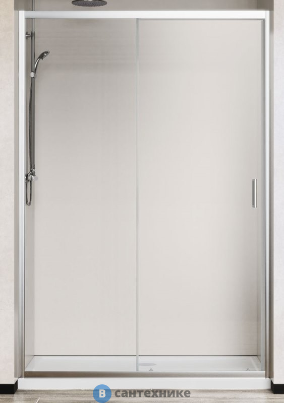 Душевая дверь Vincea City VDS-5CT110CL, 1100, хром, стекло прозрачное