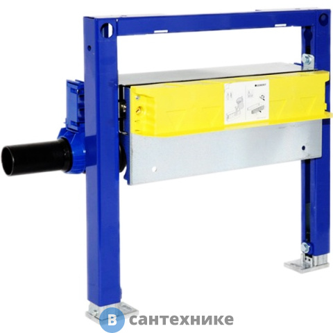 Инсталляция Geberit 111.591.00.1 Duofix для душевых систем, 50 см, с водоотводом в стене, высота стяжки для напольного стока 90–200 мм