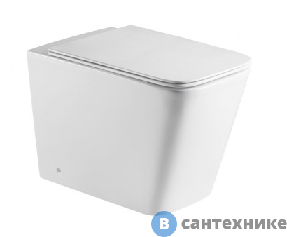 картинка Унитаз WELTWASSER GELBACH 002 GL-WT напольный, белый глянец