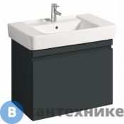 Тумба под раковину Geberit 869851000 RENOVA NR.1 PLAN /77,6х58,6х43,8/ (темно-серый матовый)