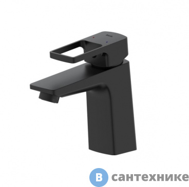 картинка Смеситель IDDIS Bild BILBL00i01 для умывальника, чёрный матовый