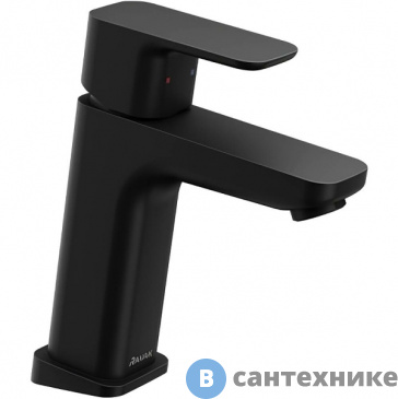 картинка Смеситель Ravak 10° FREE TD F 014.20 для умывальника, чёрный (X070150)