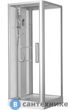 картинка Душевая кабина AM.PM Awe 90х90 с паром (W15C-804-090MTE)